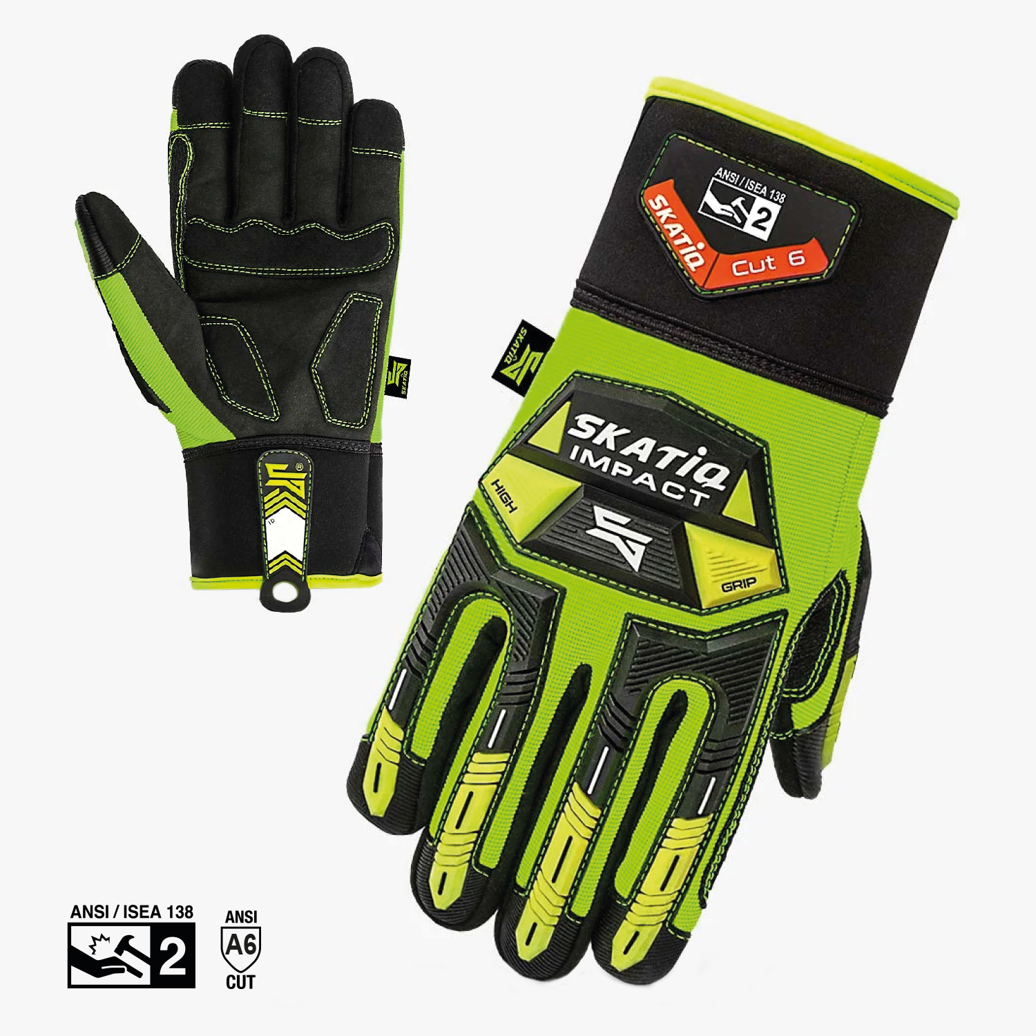 HI-VIZ Heavy duty impact glove (IMPACT)