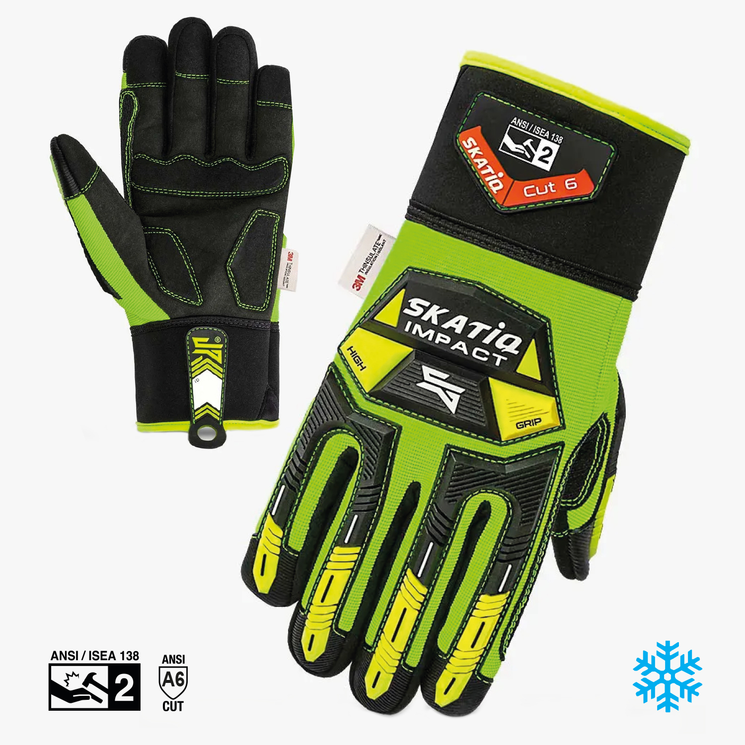 lined WATERPROOF IMPACT glove (IMPACT)