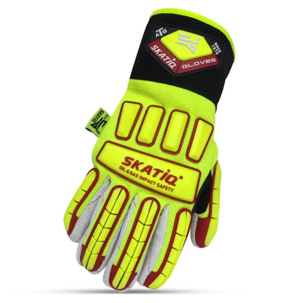 HI-VIZ OLD SCHOOL  COTTON PALM GLOVE (IMPACT)