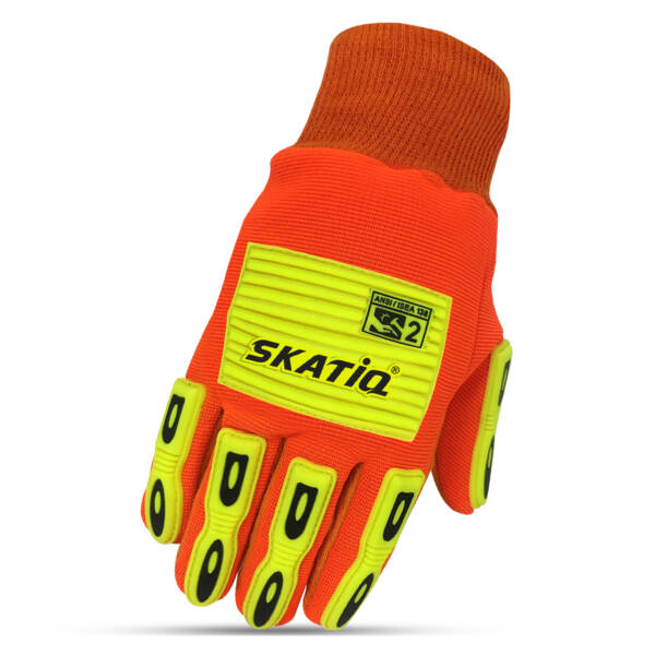 HI-VIZ Cotton/Polyester Corded Impact Protection Glove