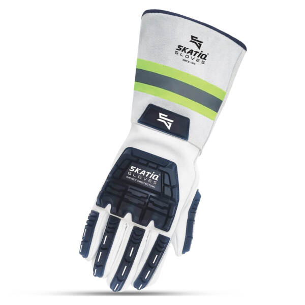 PREMIUM Grain Goatskin Glove w/5" Cuff WITH CUT PROTECTION (Impact / cut)